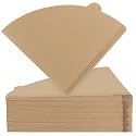 200 Count Coffee Filter - Unbleached Coffee-Filters for 4 Cup Brewers, Biodegradable and Chemical Free Coffee Filters for Home, Travel & Office (Size #2)
