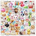 200 Cute Stickers for Girls Kawaii Laptop Vinyl Self-Adhesive Sticker for Adults, Multicolor Stickers for Laptop, Journal, Guitar, Mobile - Waterproof Residue Free