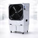 200 Desert Air Cooler Commercial 3000 Sqft | 13000 m³/h Airflow | 30 Inch Fan | 100mm Honeycomb Pads | 500W High Performance Cooler for Large Rooms, Halls, Warehouses & Outdoor Use (White)