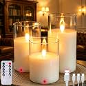 Two Months Rechargeable Motion Sensor Flameless Candle, Auto Switch On/Off