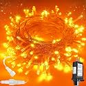 200 LED Connectable String Lights, 66FT Christmas Lights Outdoor Indoor