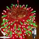 200 LED Connectable String Lights, 66FT Christmas Lights Outdoor Indoor