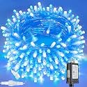 200 LED Connectable String Lights, 66FT Christmas Lights Outdoor Indoor