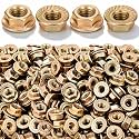 200 Pack 5/16"-18 Grade 8 Hex Flange Lock Nuts, Serrated Flange