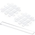 200 Pcs 0.040" X1/4" X 2" Clear Setting Blocks for Glass Shims