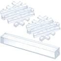 200 Pcs 1/4" X 1/4" X 2" Clear Setting Blocks for Glass Shims