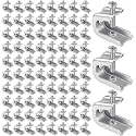 200 Pcs 1/4" x 20 Beam Clamp Heavy Duty Steel