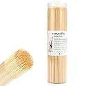 [200 PCS] 12 inch Bamboo Skewers, Premium Wooden Skewers Without Splinters, Skewers for Grilling, BBQ, Appetizer, Fruit Kabobs, Chocolate Fountain, Cocktail Toothpicks, and Food Skewer Sticks.