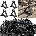 200 Pcs 2" Plastic Rebar Chair, Elevates Concrete Chair for Rebar #4#5