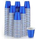 200 Pcs 2 oz Plastic Shot Cups Wine Whiskey Tasting Cups, Blue