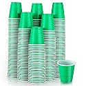200 Pcs 2 oz Plastic Shot Cups Wine Whiskey Tasting Cups, Green
