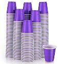 200 Pcs 2 oz Plastic Shot Cups Wine Whiskey Tasting Cups, Purple