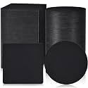 200 PCS Disposable Paper Coasters, Thickened 1.5mm 4 Inch Cardboard Blanks