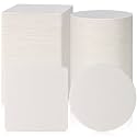 200 PCS Disposable Paper Coasters, Thickened 1.5mm 4 Inch Cardboard Blanks
