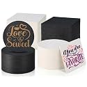 200 PCS Disposable Paper Coasters, Thickened 1.5mm 4 Inch Cardboard Blanks