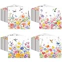 200 Pcs Spring Napkins, Guest Paper Napkins for Decoupage, 4 Style