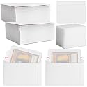200 Pcs Trading Card Shipping Supplies, Envelopes and Protector Kit, White