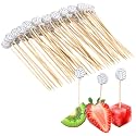 200 Pcs Volleyball Cocktail Picks 4.7" Volleyball Toothpicks Bulk