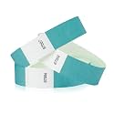 200 WristCo Caribbean Blue Tyvek Wristbands for Events