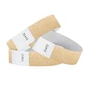 200 WristCo Gold Tyvek Wristbands for Events