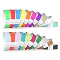 200 WristCo Tyvek Wristbands for Events, 20-Color Variety Pack – Tamper-Proof Design Prevents Reuse – Premium-Grade Bracelets for Hospital &amp; Medical ID, Party, VIP Identification