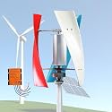 20000W Vertical Wind Generator, 12V 24V 48V Output Wind Turbine with Controller, Aerodynamic Design, 3 Blades, Auto Windward Adjustment, Ideal for Boats, Gazebos and Mobile Homes(Colorful,48V)