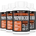 2000mg Liposomal Phosphatidic Acid Muscle Builder (PA), High Absorption Muscle Building Supplements for Men &amp; Women | Muscle Gainer, mTOR Protein Synthesis &amp; Lean Muscle, Strength, 4 Pack