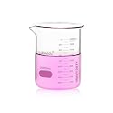 2000ml Upgrated Thick Glass Beaker, Griffin Low Form Glass Beakers, Double Scale, 3.3 Boro, LVA015