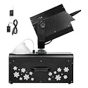 2000W Snow Machine Outdoor, Fake Snow Machine, Commercial Snows Machines with 90° Shaking Head &amp; Remote, High-Output Artificial Snows Maker for Christmas, Weddings, Parties