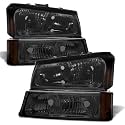 for 2003-2006 Chevy Silverado Avalanche Halogen Headlight