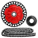 2009-up Touring Belt Drive to Chain Drive Conversion Kit for Harley, Red