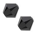 200pcs Adabele Austrian 4mm (0.16 Inch) Small Faceted Loose Bicone Crystal Beads Jet Black Compatible with Swarovski Crystals 5301/5328 SSB423