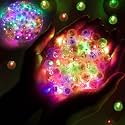 200pcs Balloon Lights Rainbow Mini LED Lights Round Long Standby Time Ball Lamps for Birthday Party Easter Christmas Halloween Decoration