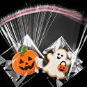 200Pcs Cookie Bags, Self Sealing Cellophane Bags 4x6 Inches, Resealable Treat Bags for Halloween, and Party Favors Bag.