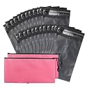 200pcs Grey Opaque Bags and 2pcs Pink Sanitary Napkin Storage Bags