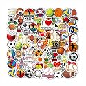 200PCS Sports Stickers, Vinyl Non-Repeating Sports Decales for Water Bottle