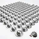 200Pcs Stainless Steel Roofing Screw Caps with Gloves, Metal Roof Screw Covers for Leak Repair, Directly Cover Existing Screw Heads, Rustproof for Outdoor Metal Roof, Siding, Garage, Patio & Fence