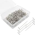 200Pcs T Pins 1.5 Inch Wig Sewing Pins Stainless Steel