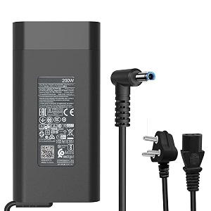 200w ac replacement charger fit for hp omen pavilion 15 16 17 victus 15 16 zbook 15 17 zbook fury create studio envy 15 2020 tpn-da10 gaming laptop power adapter supply