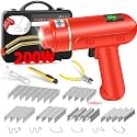 200W Cordless Plastic Welder,Plastic Welding Kit with 1200PCS Hot Stapler
