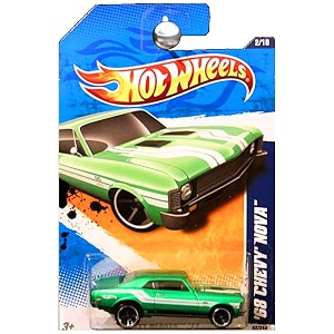 hot wheels 2011 3968 chevy nova street beasts 2 of 10 82 green for kids
