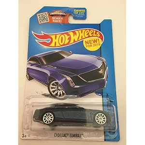 2015 hot wheels hw city 25250  cadillac elmiraj - blue