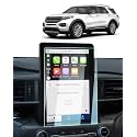2020-2024 Explorer Screen Protector - For Ford Explorer (XLT/ST-Line/Limited/Timberline/ST/Platinum/King Ranch) 10.1 Inch Touchscreen, 2024 Explorer Accessories 9H Tempered Glass Anti-Fingerprints