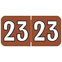 2023 Chart Stickers for File Folders, Colwell Style, 3/4 x 1-1/2, 500/Roll