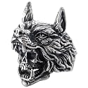2023 Skull Ring Cool Evil Death Punk Rock Stainless Steel Rings Aly Style Jewelry