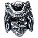 2023 Skull Ring Cool Evil Death Punk Rock Stainless Steel Rings Aly Style Jewelry