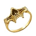 2023 Skull Ring Cool Evil Death Punk Rock Stainless Steel Rings Aly Style Jewelry