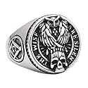 2023 Skull Ring Cool Evil Death Punk Rock Stainless Steel Rings Aly Style Jewelry