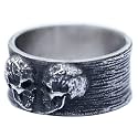 2023 Skull Ring Cool Evil Death Punk Rock Stainless Steel Rings Aly Style Jewelry