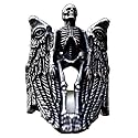 2023 Skull Ring Cool Evil Death Punk Rock Stainless Steel Rings Aly Style Jewelry